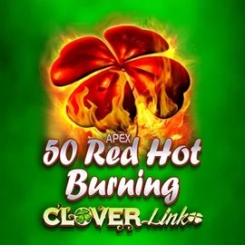 50 Red Hot Burning Clover Links logo by Novomatic Wildroyal Casino
