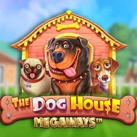 The Dog House Megaways slot logo by Pragmatic Play at Wildroyal Casino
